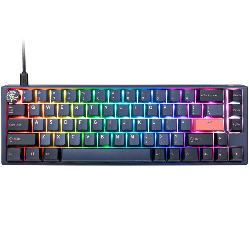 Ducky One 3 Cosmic Blue SF gamingtastatur 65% bakside