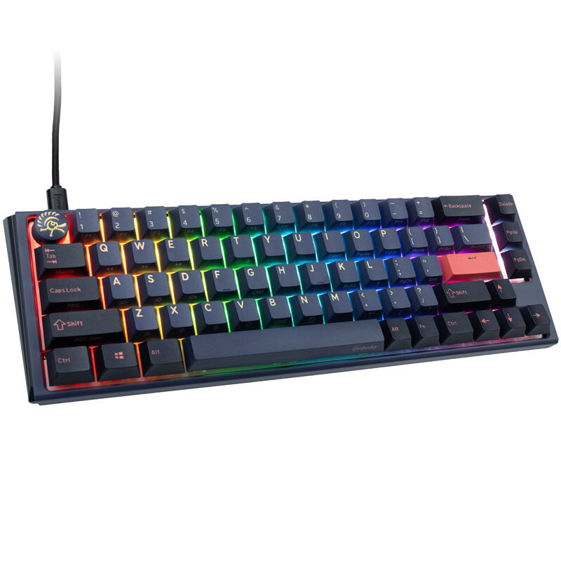 Ducky One 3 Cosmic Blue SF gamingtastatur 65% forfra