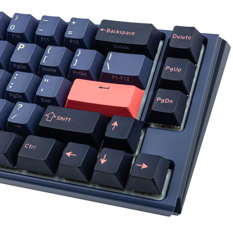Ducky One 3 Cosmic Blue SF gamingtastatur 65% sideprofil