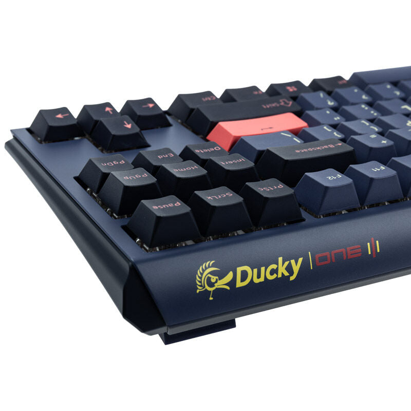 Ducky One 3 Cosmic Blue TKL gamingtastatur RGB MX-Blue US - Ducky