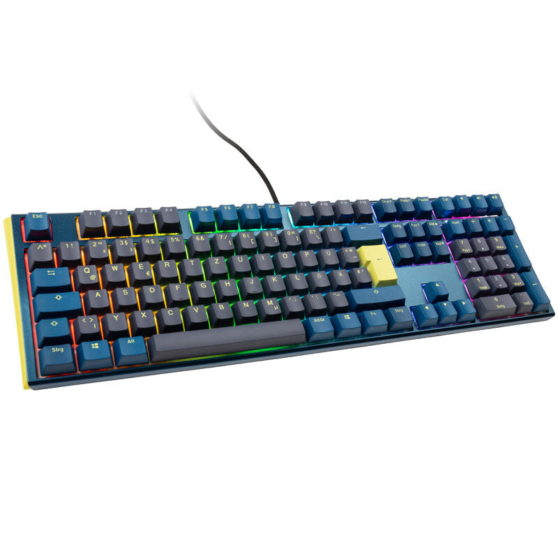 Ducky One 3 Daybreak gamingtastatur fullsize RGB MX-Black forfra