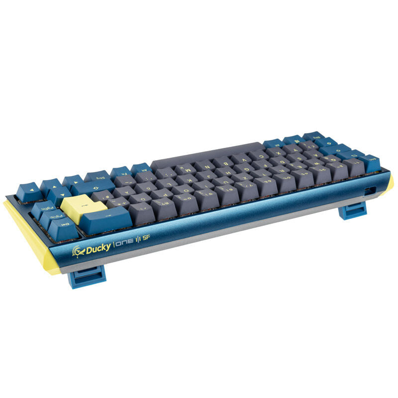 Detalj av Ducky One 3 Daybreak SF gamingtastatur 65% RGB MX-Black tastaturkapsler