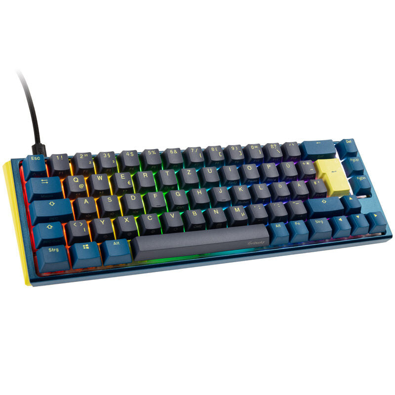 Ducky One 3 Daybreak SF gamingtastatur 65% RGB MX-Red forfra