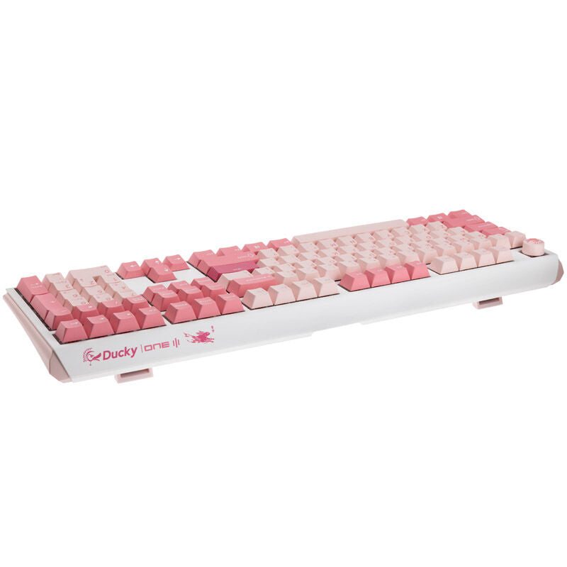 Detaljbilde av Ducky One 3 Gossamer Pink gamingtastatur taster