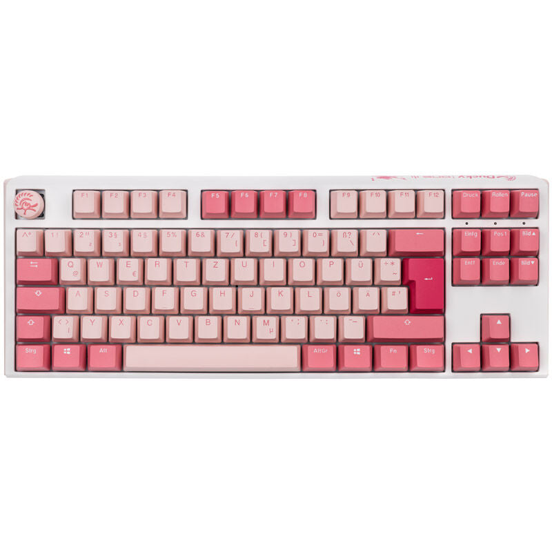 Ducky One 3 Gossamer TKL Pink gamingtastatur bakside