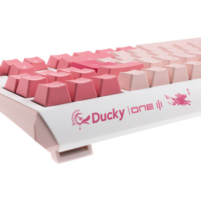 Ducky One 3 Gossamer TKL Pink tastatur sideprofil