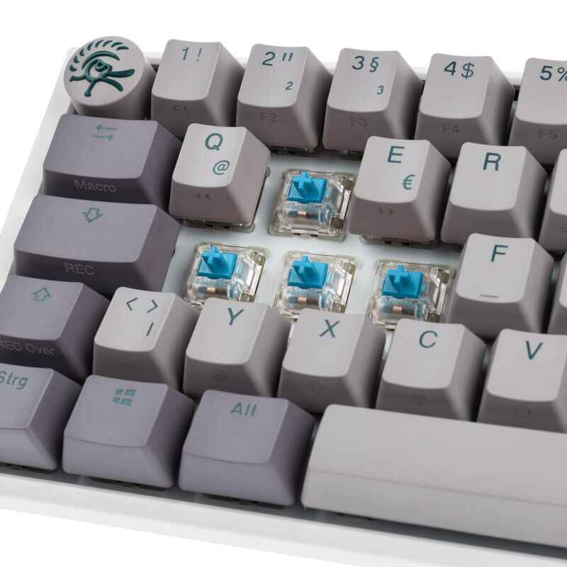 RGB-belysning på Ducky One 3 Mist Grey Mini gamingtastatur 60 %