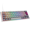 Ducky One 3 Mist Grey Mini gamingtastatur 60% forfra