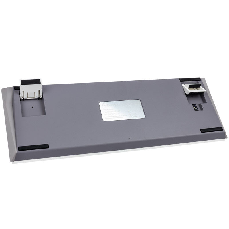 Nærbilde av RGB-belysning på Ducky One 3 Mist Grey Mini gamingtastatur 60%