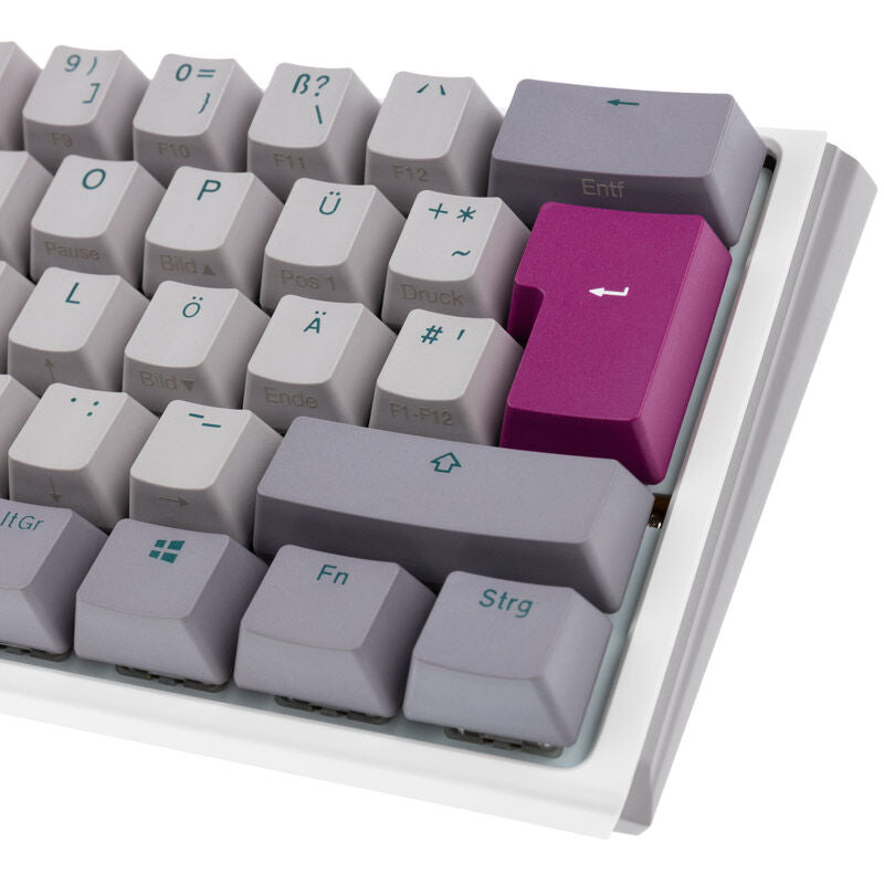 Ducky One 3 Mist Grey Mini gamingtastatur 60% med USB-C kontakt