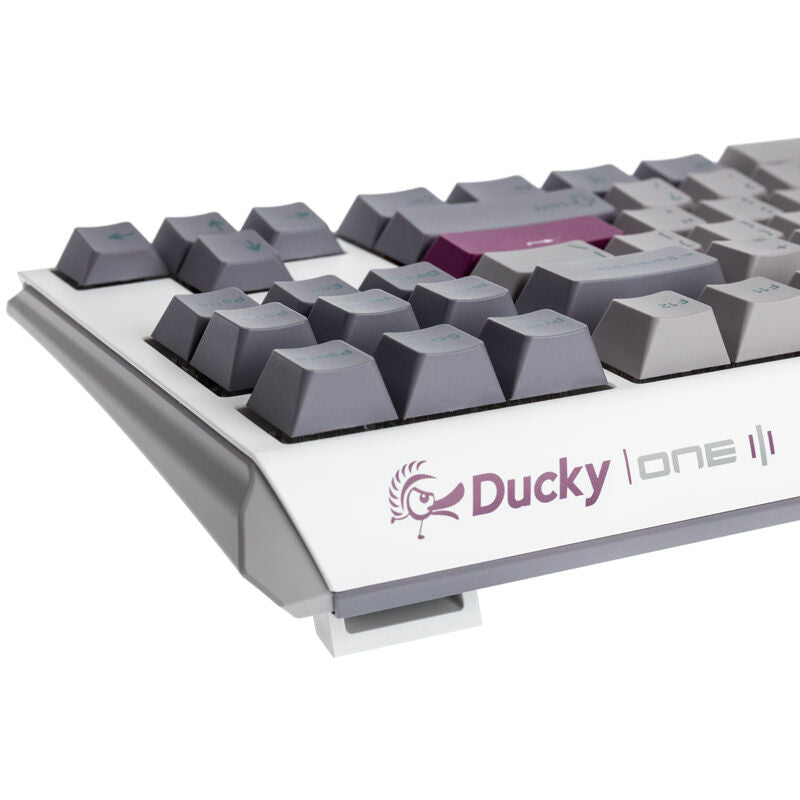Ducky One 3 Mist Grey TKL gamingtastatur RGB MX-Blue US - Ducky