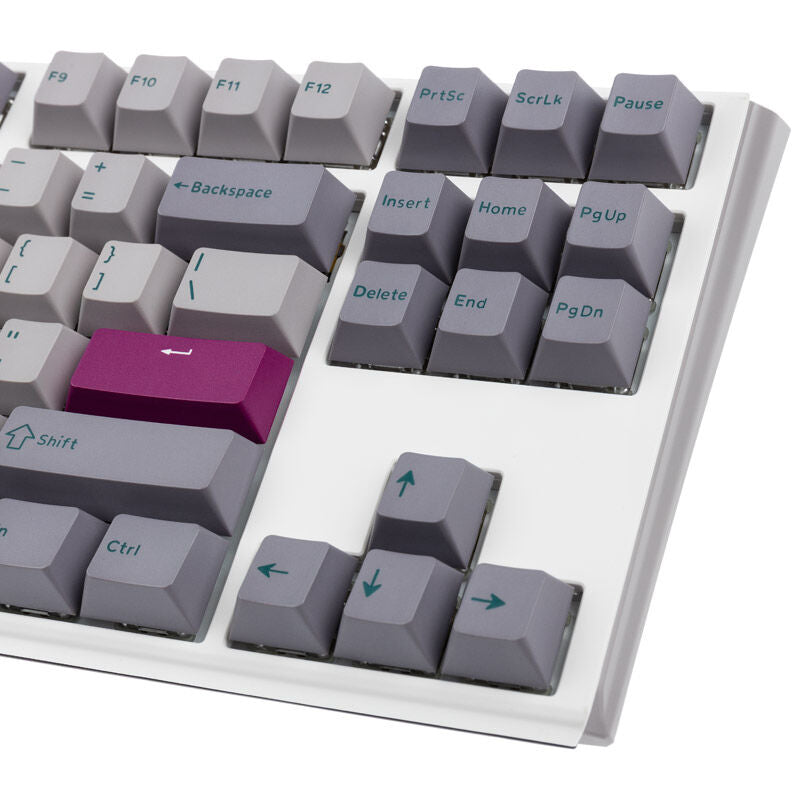 Ducky One 3 Mist Grey TKL gamingtastatur RGB RGB-belysning detalj