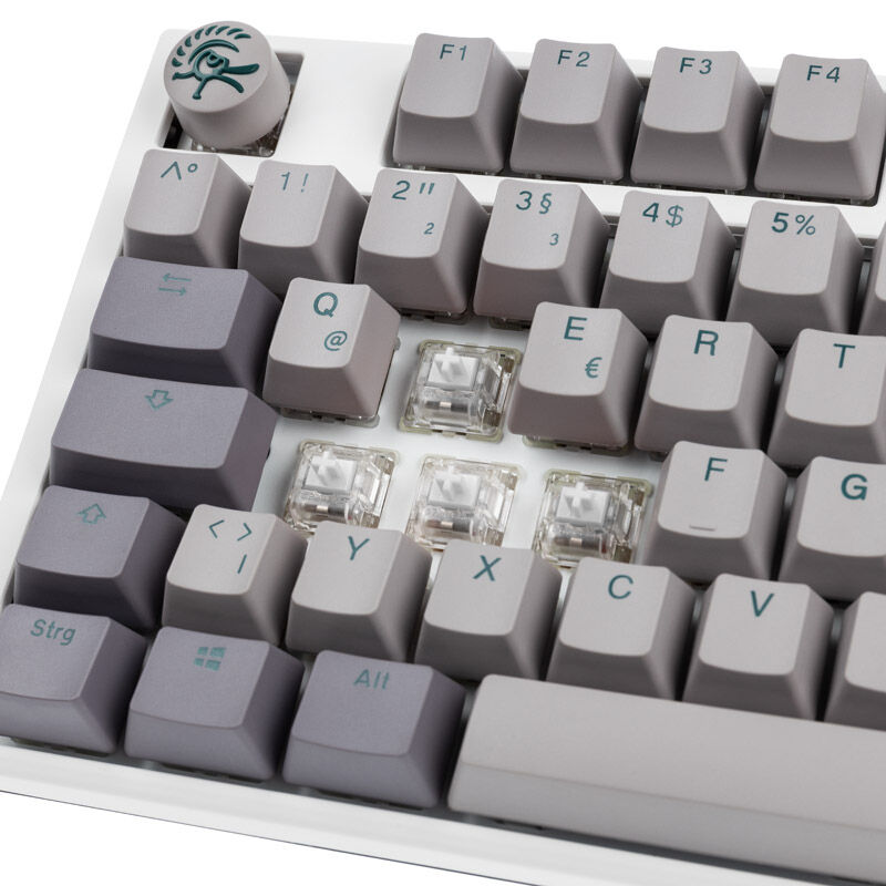 Ducky One 3 Mist Grey TKL gamingtastatur med RGB-belysning