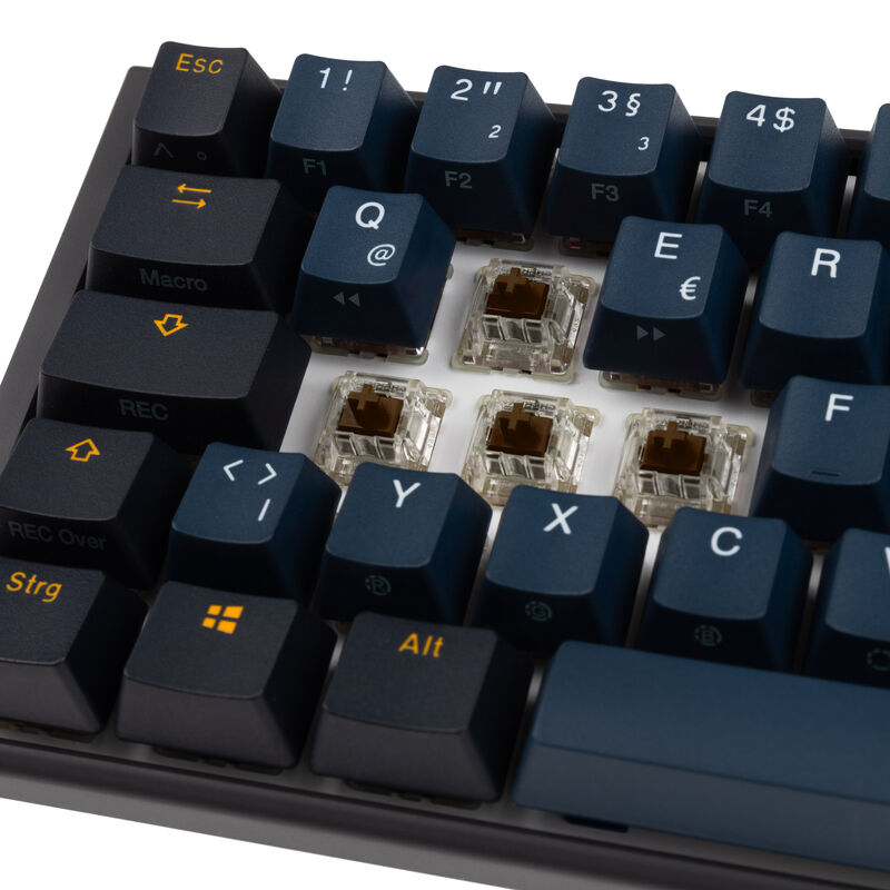 RGB-belysning på Ducky One 3 Pro Mini Nazca Line tastatur