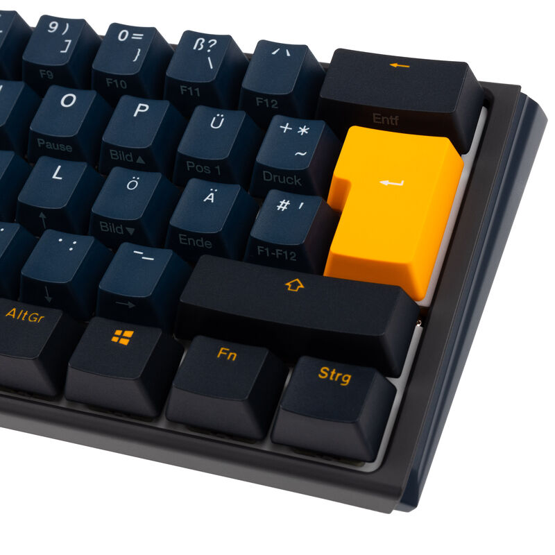 USB-C tilkobling på Ducky One 3 Pro Mini Nazca Line gamingtastatur