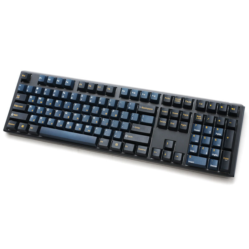 Detalj av Cherry MX2A Red switch på Ducky One 3 Pro Nazca Line