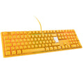 Ducky One 3 Yellow gamingtastatur RGB MX-Black forfra