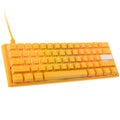 Ducky One 3 Yellow Mini 60 % gamingtastatur RGB MX-Speed-Silver US forfra