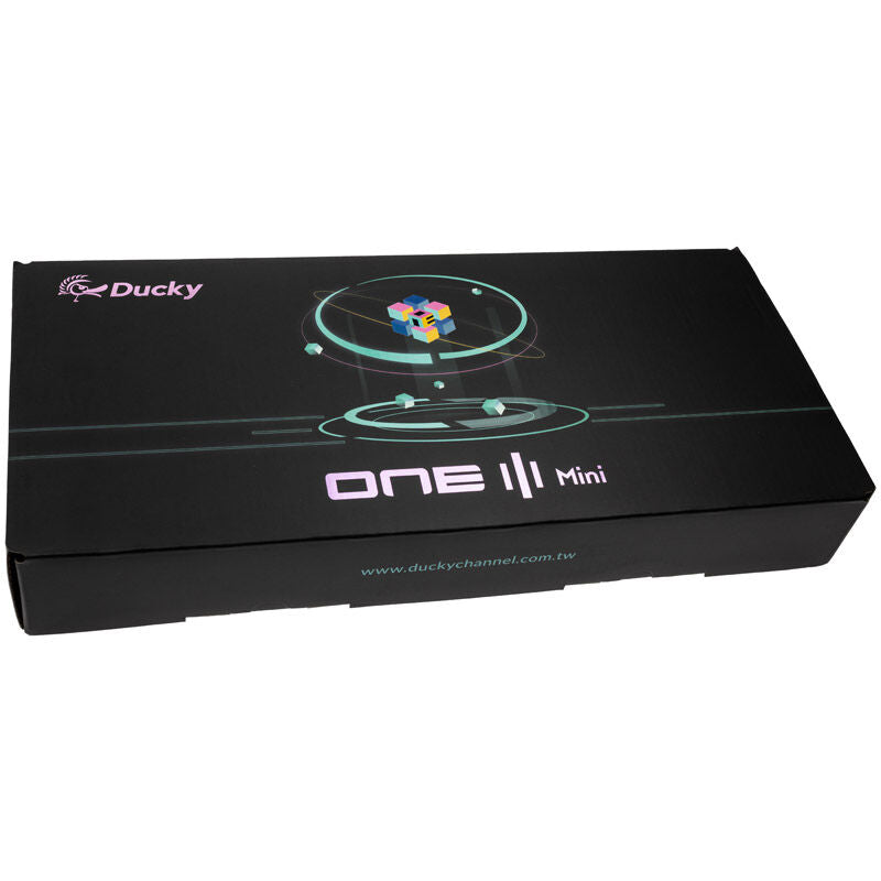 Oversikt over Ducky One 3 Yellow Mini gamingtastatur 60% RGB MX-Speed-Silver