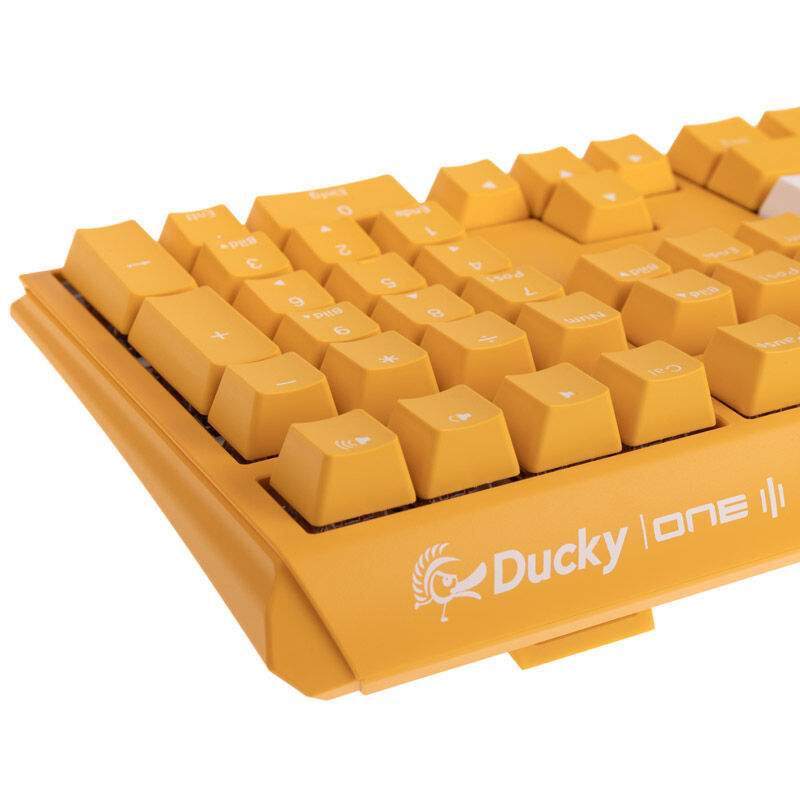 Tastaturhetter på Ducky One 3 Yellow i PBT-materiale