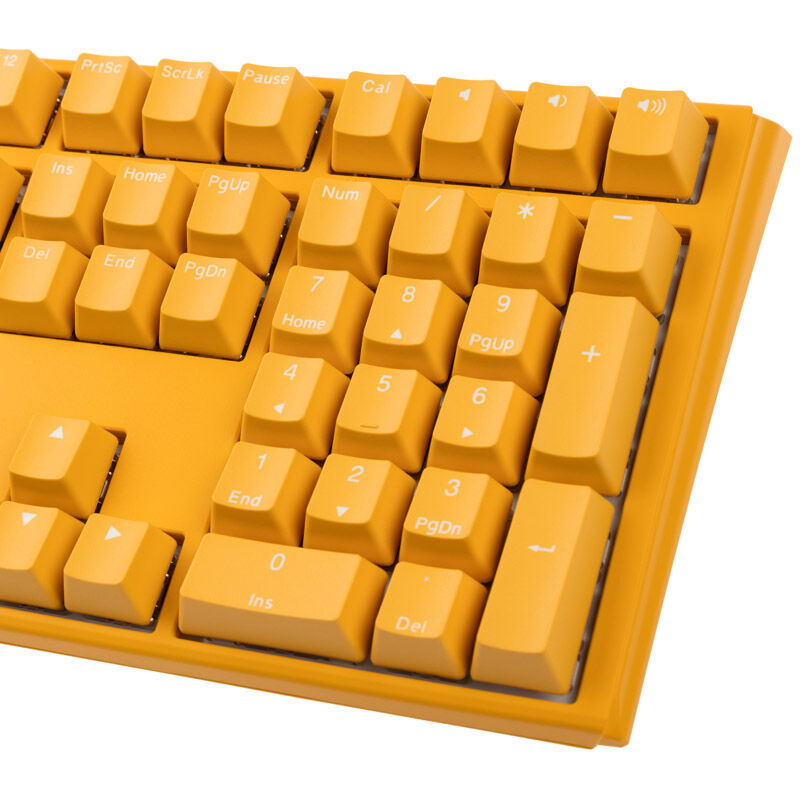 Ducky One 3 Yellow tastatur sideprofil
