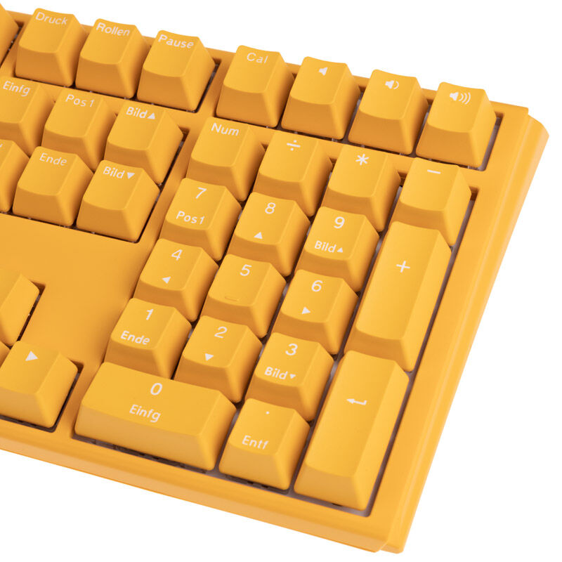 Ducky One 3 Yellow tastatur sideprofil