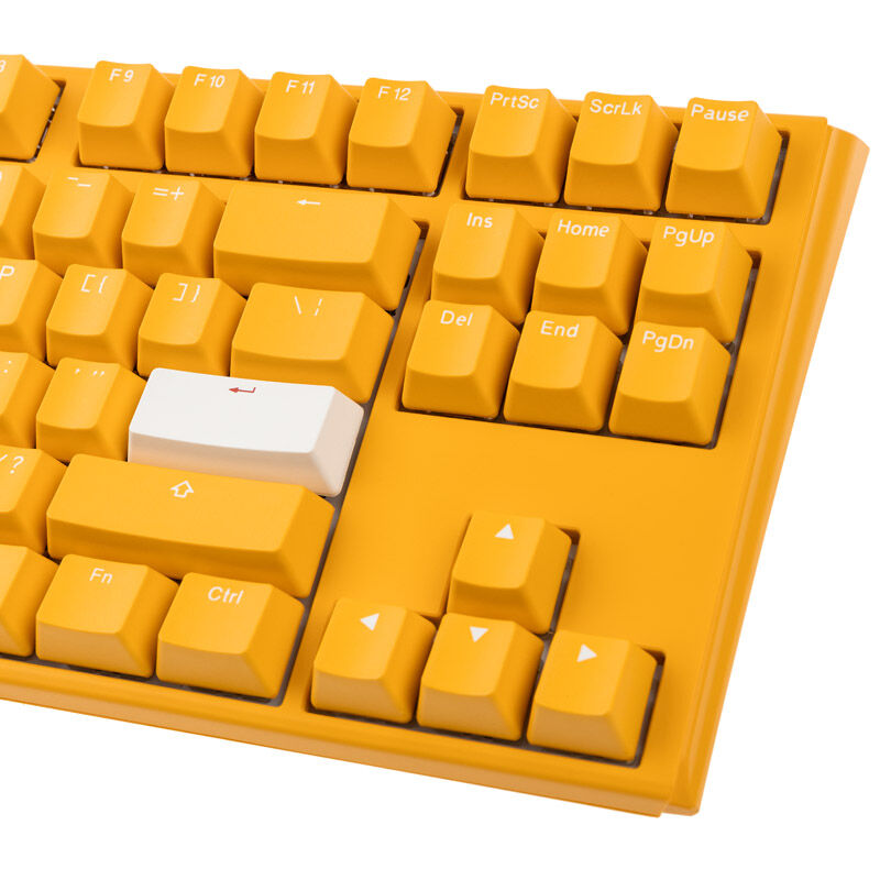Ducky One 3 Yellow TKL tastatur sideprofil