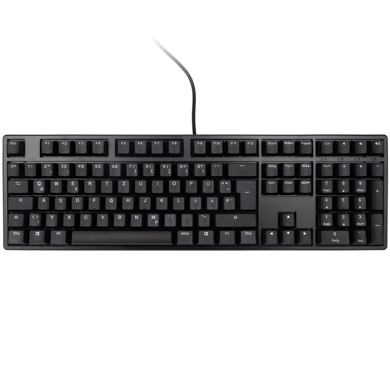 Ducky Origin gamingtastatur fullsize Cherry MX Speed Silver bakside
