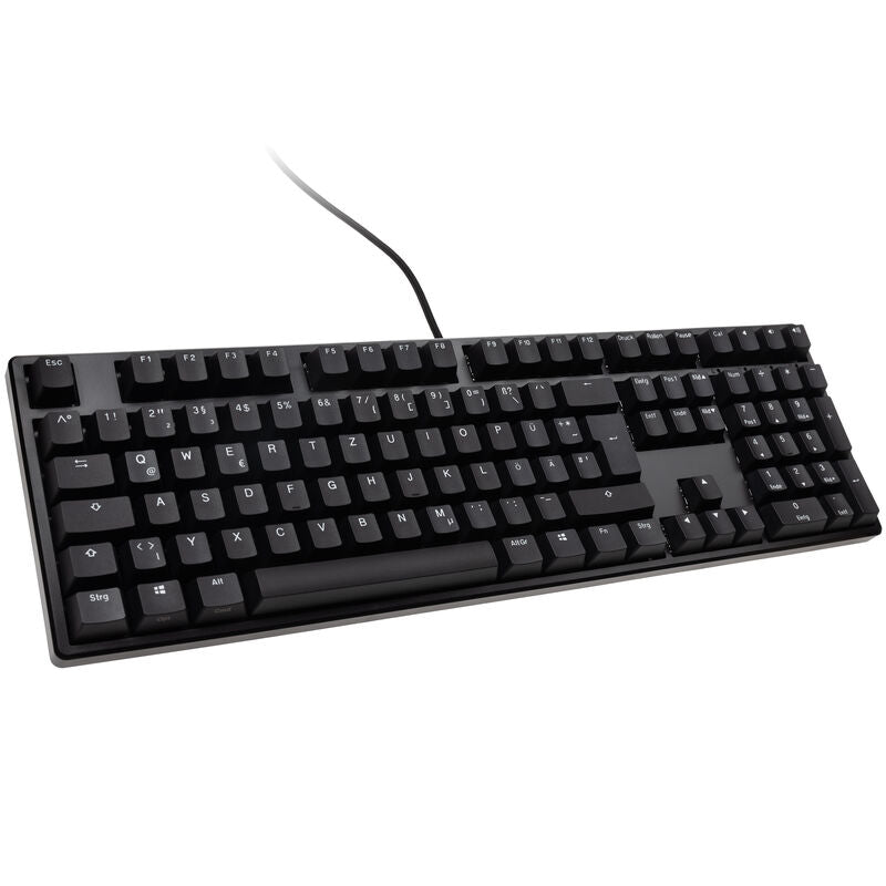 Ducky Origin gamingtastatur fullsize Cherry MX Speed Silver forfra
