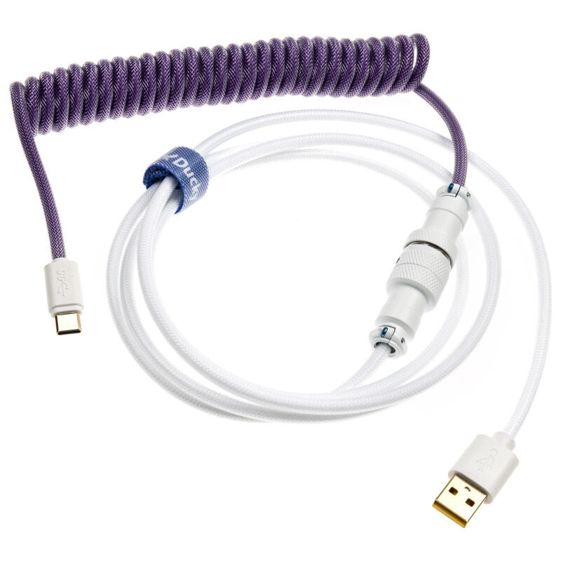 Ducky Premicord Creator spiralkabel USB-C til USB-A 1,8 m forfra