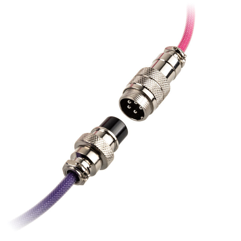 Ducky Premicord Joker spiralkabel USB-C til USB-A 1,8 m bakside