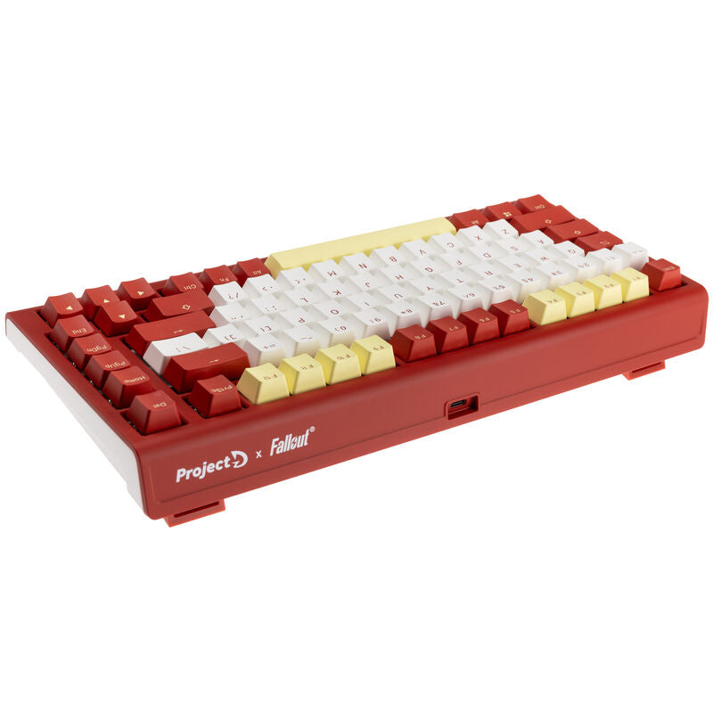 Montert Ducky Tinker 75 tastatur med RGB-belysning