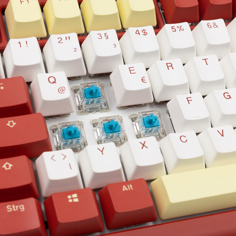 Ducky ProjectD x Fallout Tinker 75 gamingtastatur MX2A Blue + musematte - Ducky