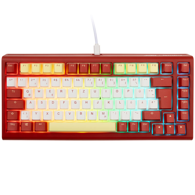 Detalj av Ducky ProjectD x Fallout Tinker 75 tastatur