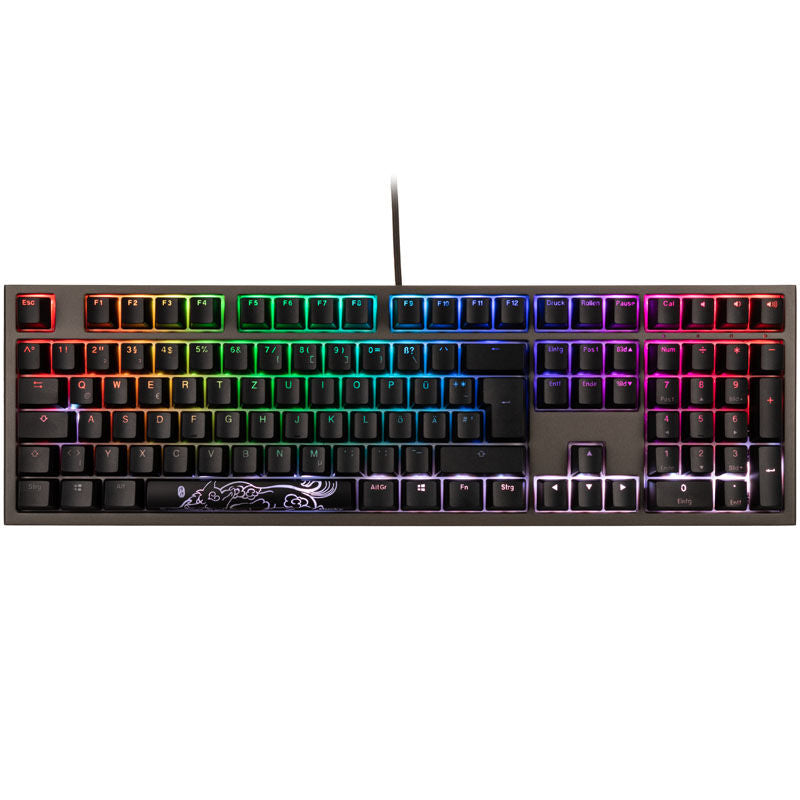 Ducky Shine 7 PBT gamingtastatur bakside