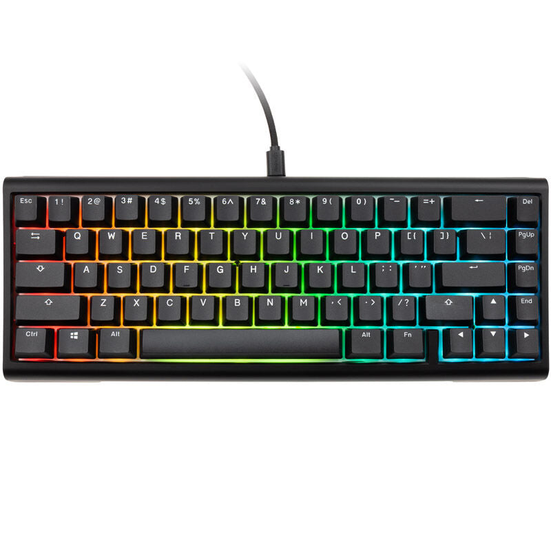 Bakside av Ducky Tinker 65 gamingtastatur med USB-C port
