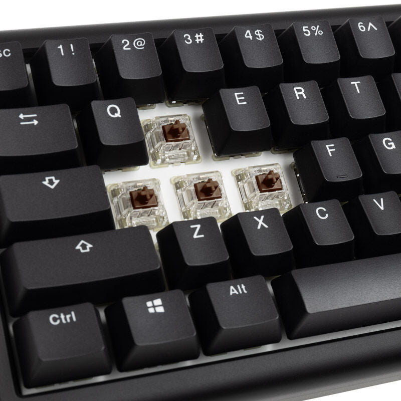 Nærbilde av Ducky Tinker 65 gamingtastatur taster