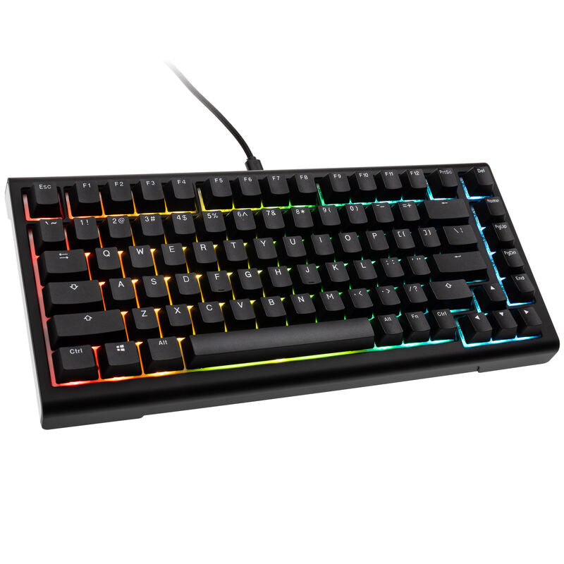 Ducky Tinker 75 gamingtastatur RGB MX-Blue Hot-Swap ANSI forfra