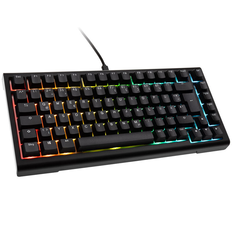 Ducky Tinker 75 gamingtastatur RGB MX-Speed Silver forfra