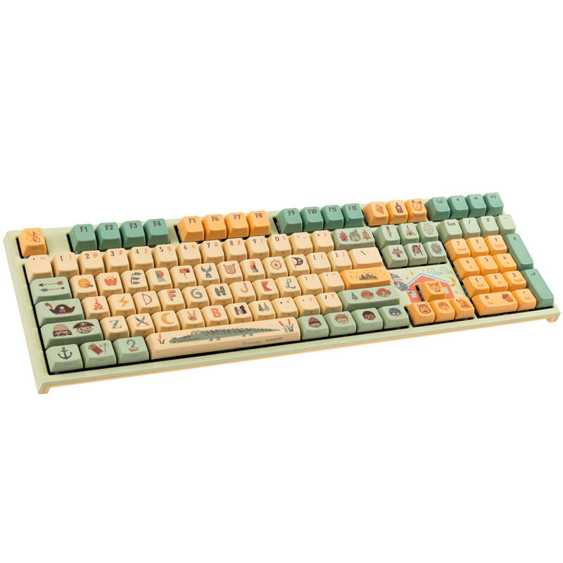 Ducky x Dimanche One 2 Pro gamingtastatur Peter Pan Varmilo V2 Iris forfra