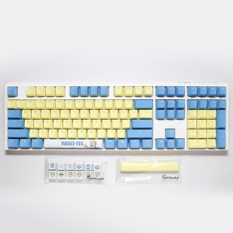 Ducky x Fallout Vault-Tec One 3 tastatur montert
