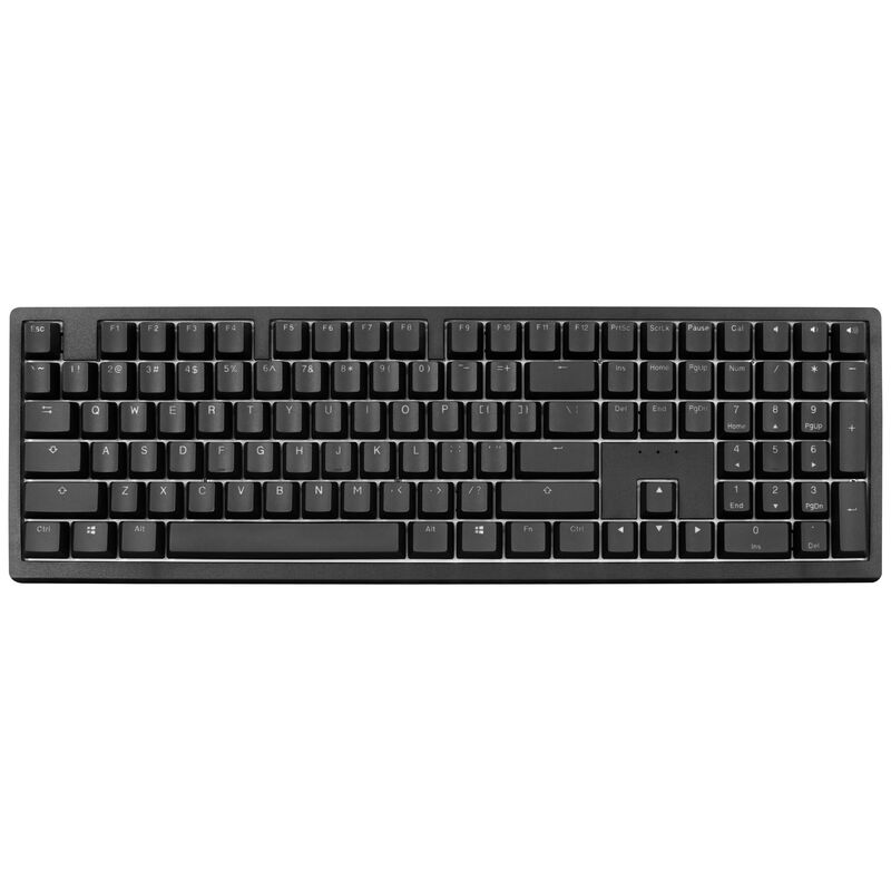 Ducky Zero 6108 Classic Black trådløs gamingtastatur montert på skrivebord