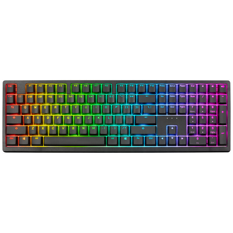Ducky Zero 6108 Classic Black trådløs gamingtastatur bakside