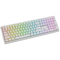 Ducky Zero 6108 Pure White trådløs gamingtastatur forfra