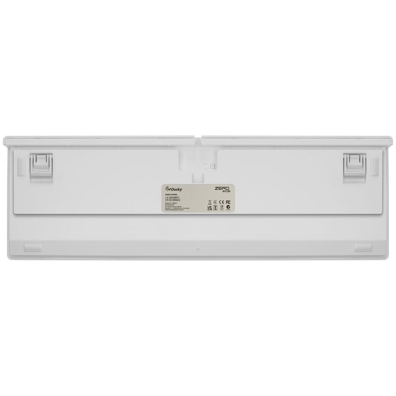 Ducky Zero 6108 Pure White trådløs gamingtastatur RGB-lys