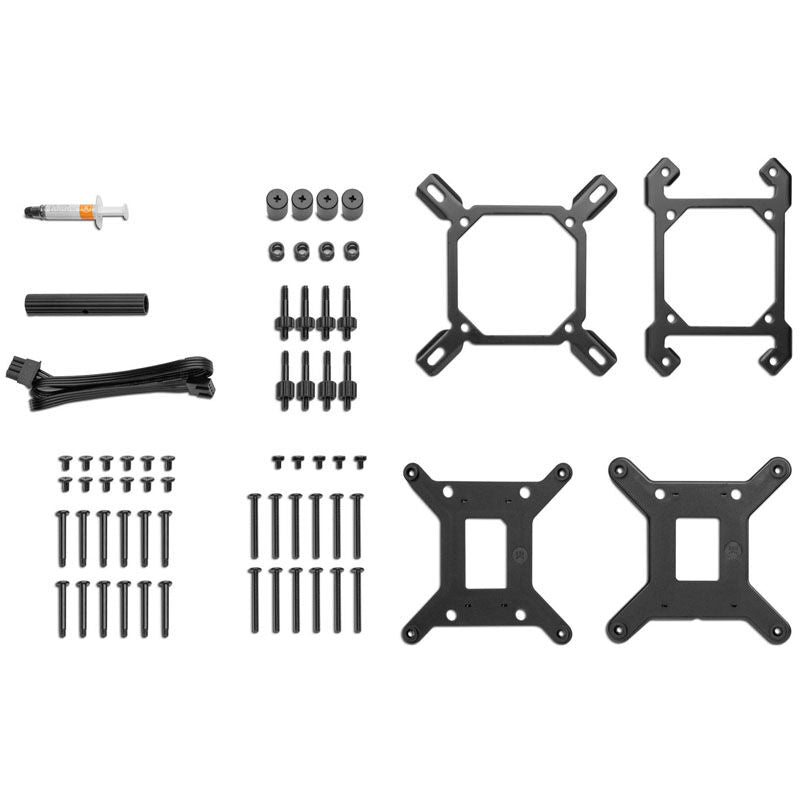 EK Water Blocks EK-Nucleus AIO CR240 Dark pumpe nærbilde