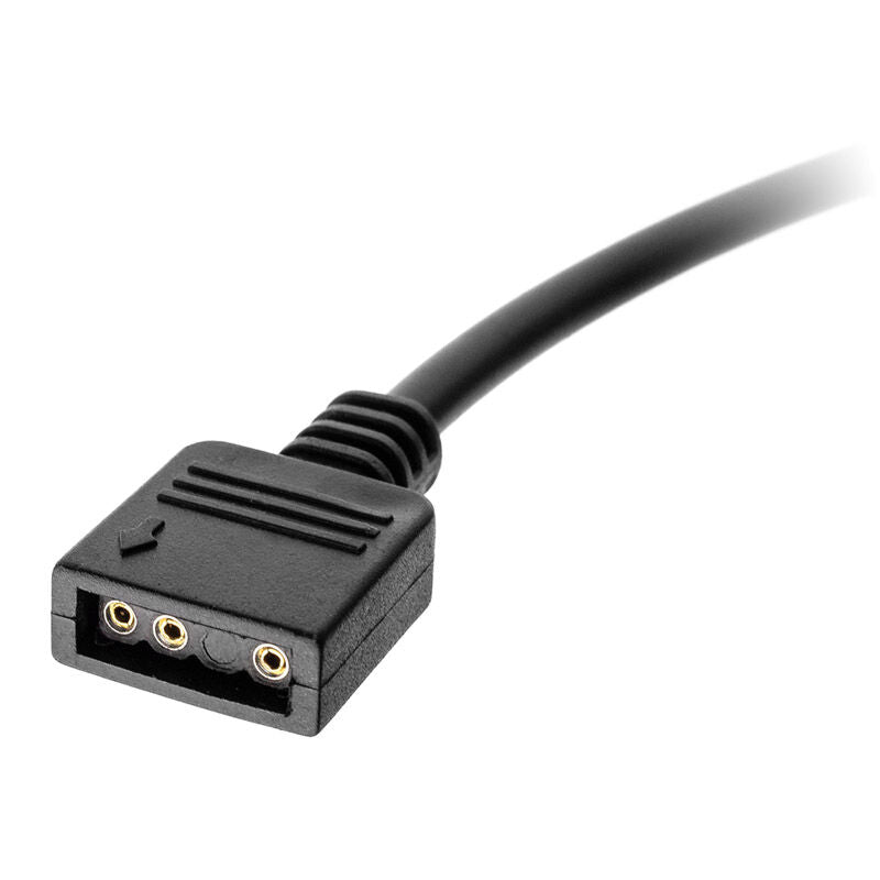 EK Water Blocks EK-Loop D-RGB skjøtekabel 51 cm svart bakside