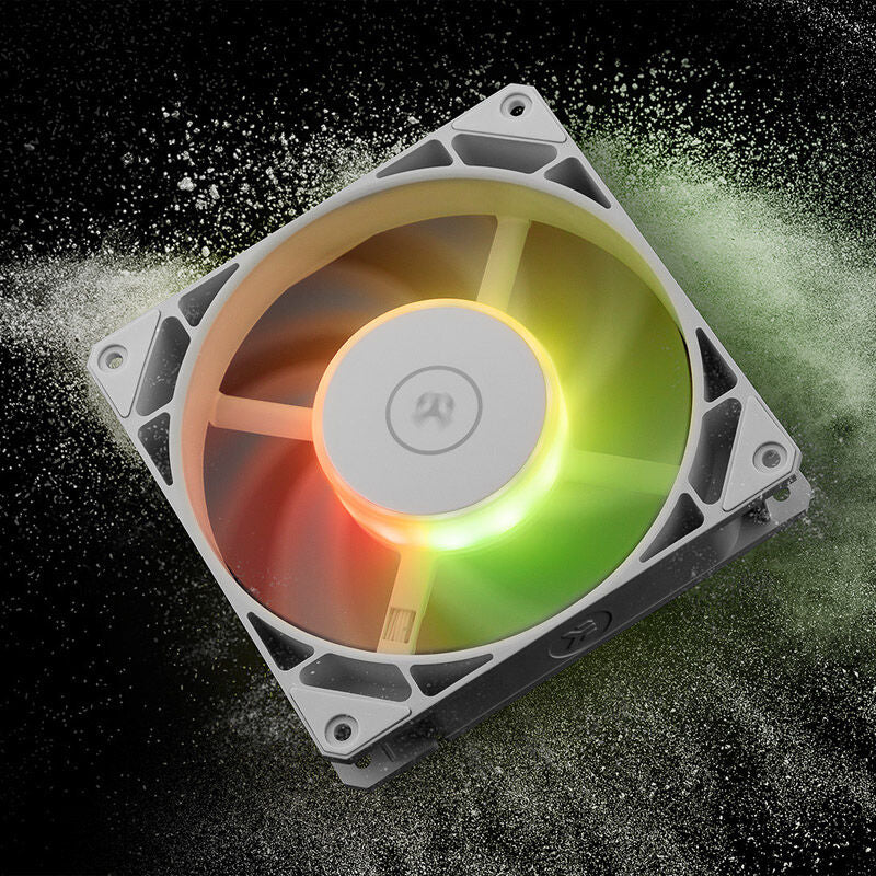 EK Water Blocks EK-Loop FPT 140 mm DRGB PWM vifte hvit bakside