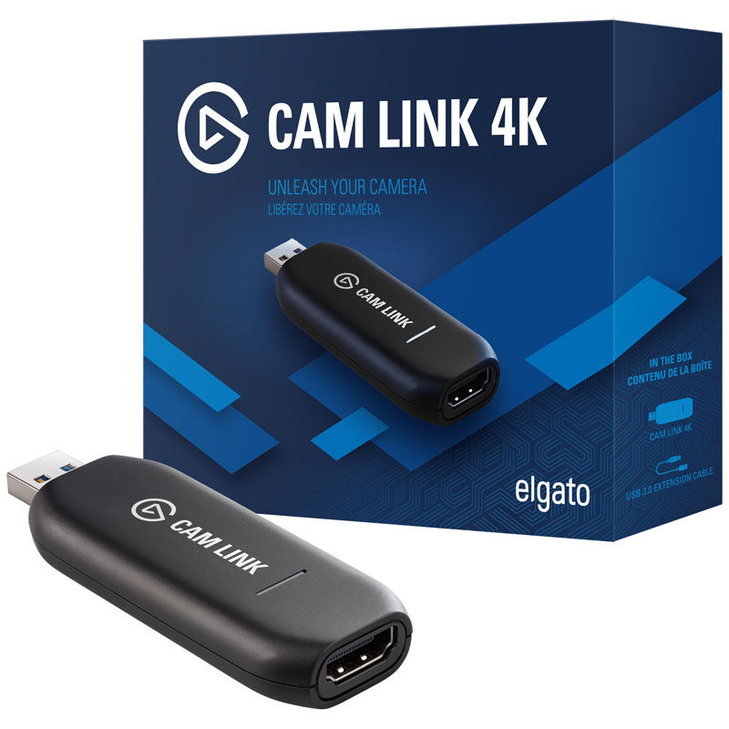 Elgato Cam Link 4K opptakskort USB 3.0 HDMI forfra