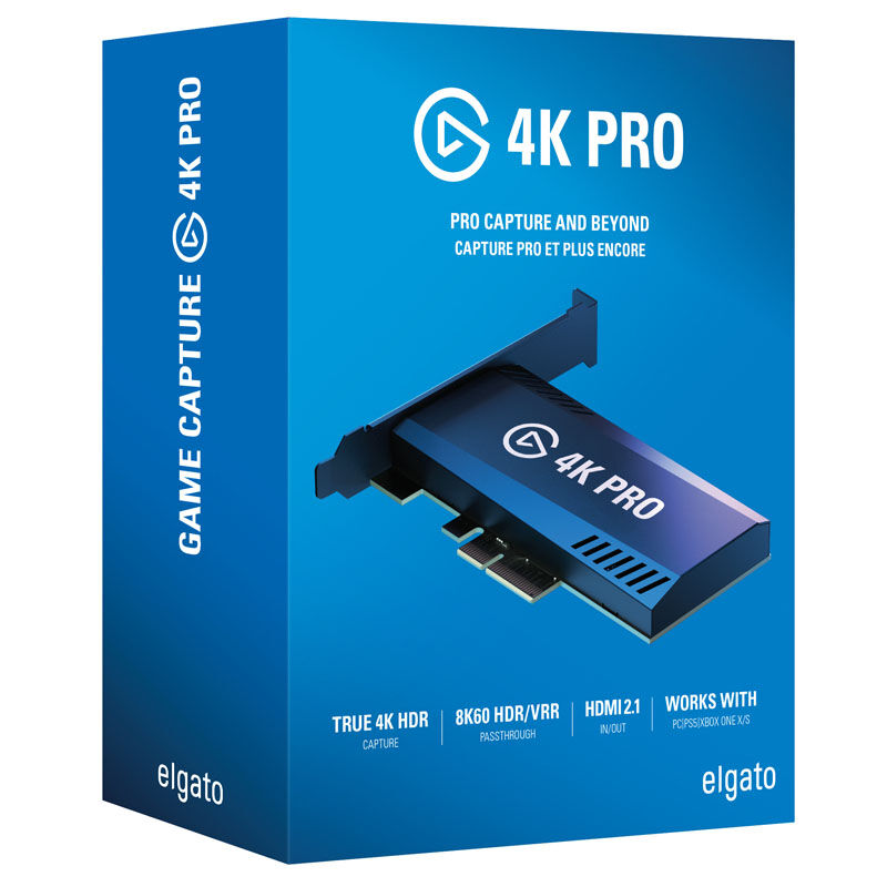 Nærbilde av Elgato Game Capture 4K Pro internt opptakskort